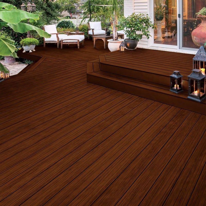 Flood Easy Seal 1 gal. Mission Brown Semi-Transparent Exterior Wood Finish - Image 2